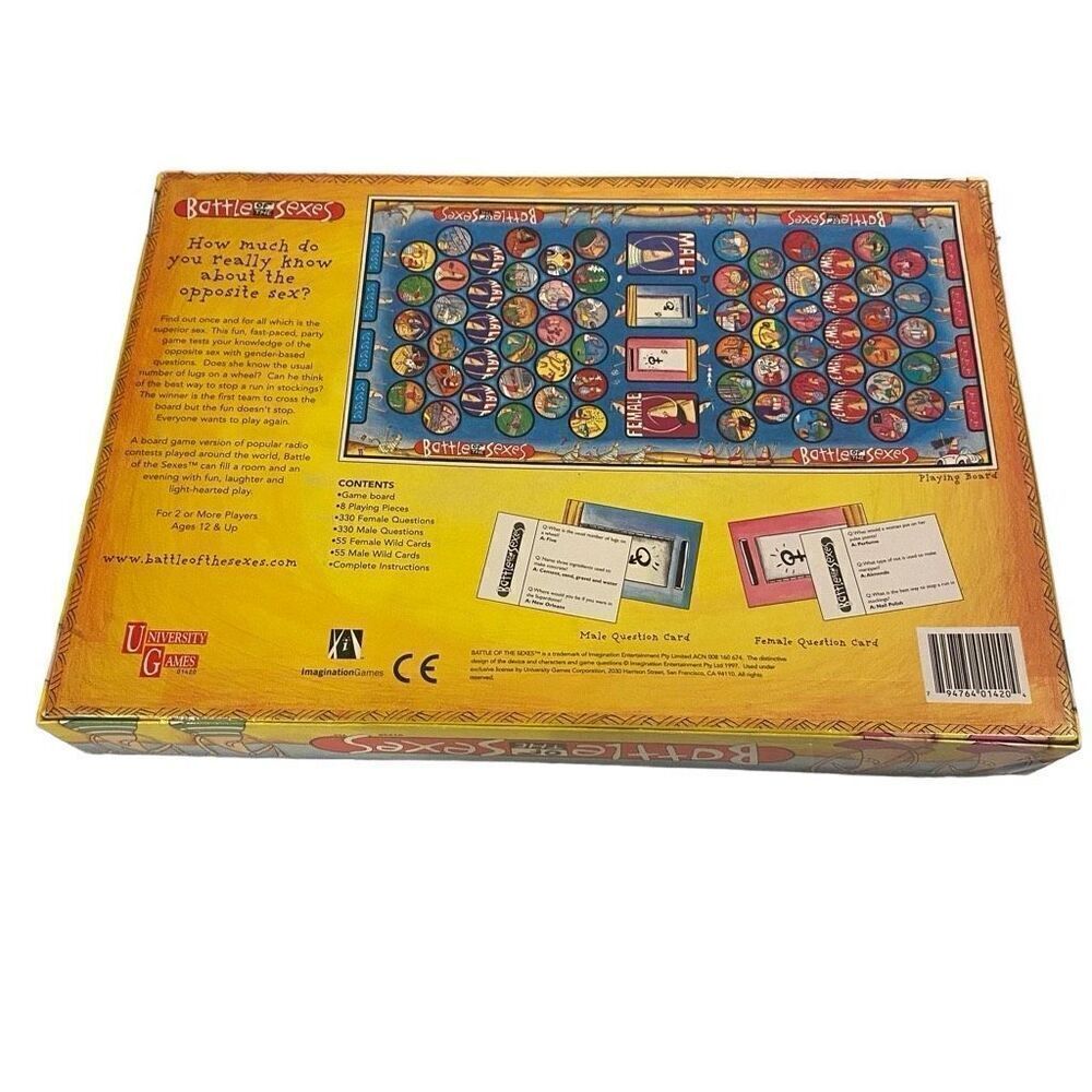 BATTLE OF THE SEXES‎ University Games Board Game